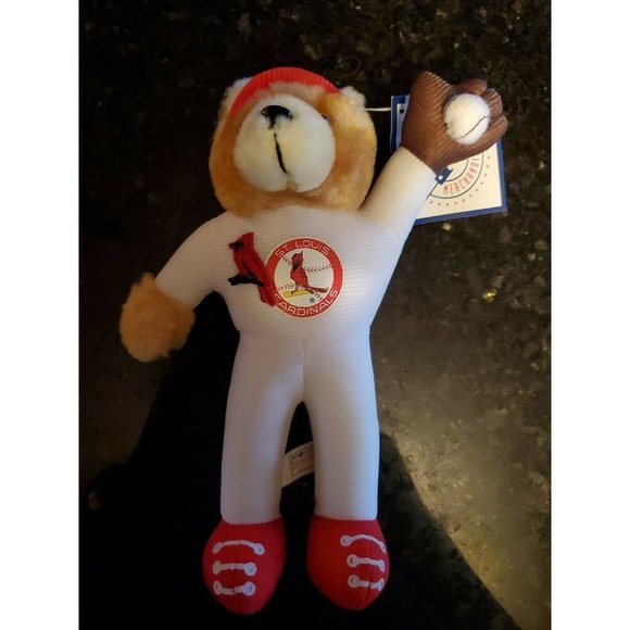 St. Louis Cardinals MLB 8" Plush Bear Genuine Good - Picture 1 of 6